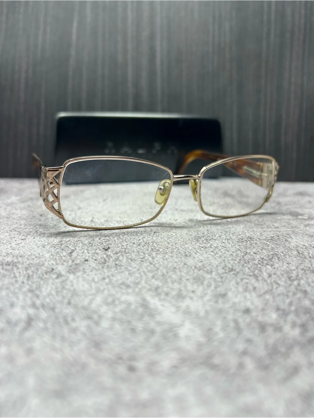 Versace MOD 1160 Eyeglasses 53-16-130 Gold Tortoise Prescription Made in Italy